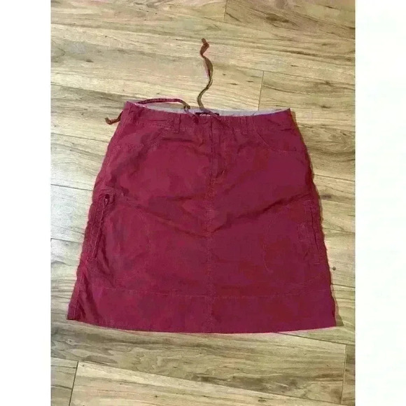 Eddie Bauer Skirt Womens Size 8 Lightweight Hiking Cargo Camping Active Pocket - Picture 1 of 9